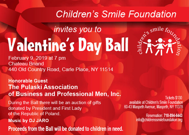 Valentine's Day Ball at CSF - Invitation