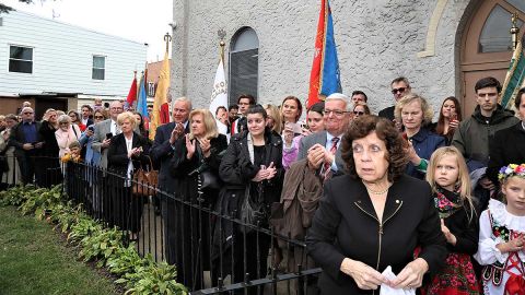 Tłumy wiernych uczestniczyły w uroczystości upamiętnienia ks. prałata Piotra Żendziana